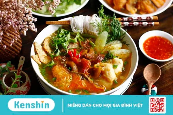 1 bát bún cá bao nhiêu calo? Thành phần trong bún cá gồm những gì?