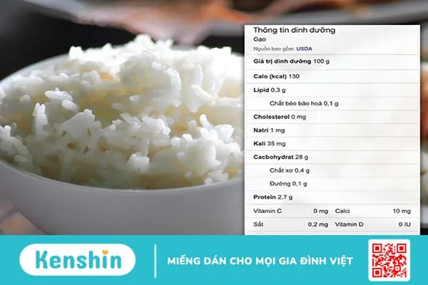 100gr cơm bao nhiêu calo? Liệu ăn cơm có tăng cân không? 1