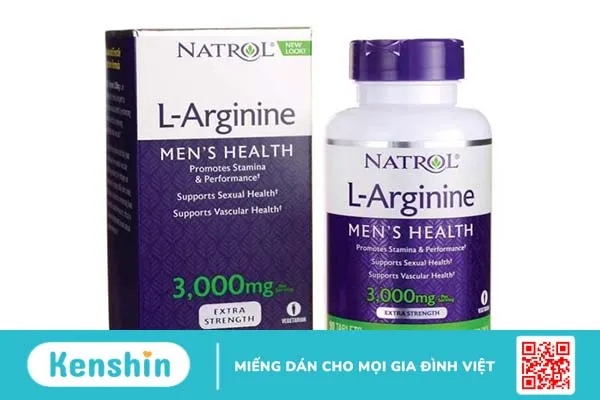 Viên uống Natrol L-Arginine tăng sinh lực cho nam giới