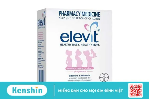 Viên uống vitamin tổng hợp Elevit cho phụ nữ mang thai