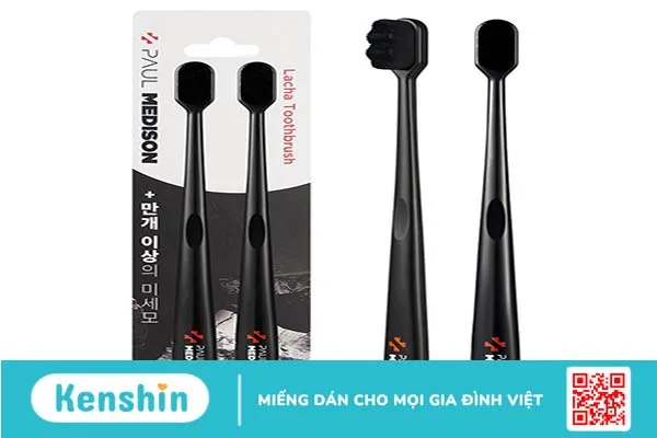 Bàn chải có thành phần than đen paul medison lacha toothbrush.