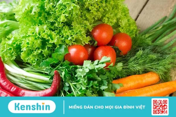 Bổ sung rau xanh, hoa quả vào thực đơn cho người bệnh trĩ