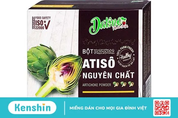 Bột atiso nguyên chất có mùi thơm atiso tự nhiên