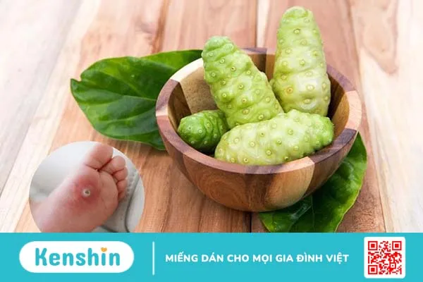 Cách trị mụn cóc bằng trái nhàu đơn giản dễ làm 2