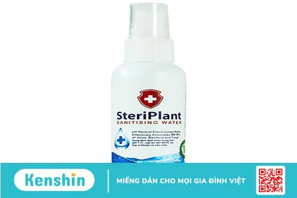 Nước sát khuẩn Steriplant an toàn cho da, kể cả da nhạy cảm