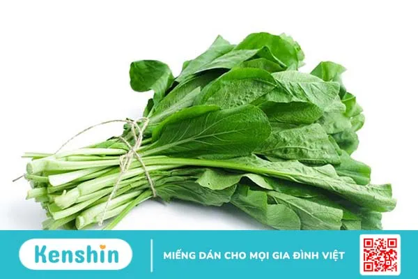 Công dụng của rau cải ngọt đối với sức khỏe con người 2