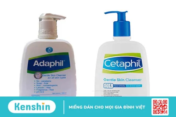 Giải đáp Adaphil và Cetaphil khác nhau như thế nào 3