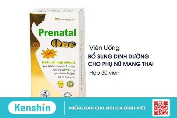 Viên uống Prenatal có lợi cho sức khỏe của mẹ và bé trong thai kỳ