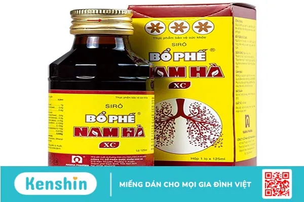 Giảm ho, tiêu đờm hiệu quả với siro bổ phế Nam Hà 1