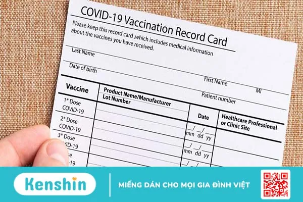 Immunization record là gì? Tại sao cần lưu giữ immunization record? 2