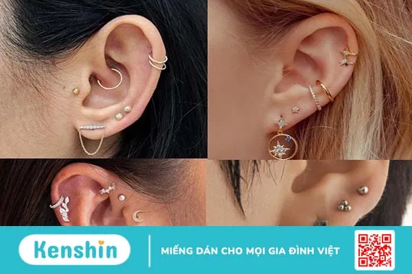 xỏ khuyên tai kiêng gì để mau lành