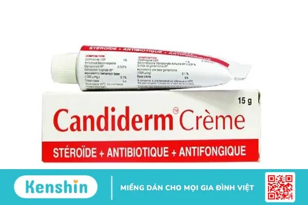 Kem bôi Candiderm Cream Glenmark có tác dụng điều trị viêm da cơ địa hiệu quả