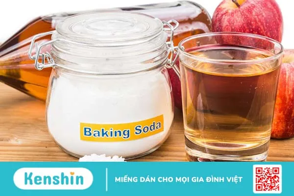 Kết hợp sử dụng giấm táo và Baking Soda để tẩy trắng răng