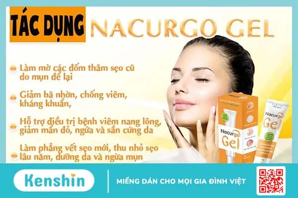 Nacurgo gel trị viêm nang lông hiệu quả không?