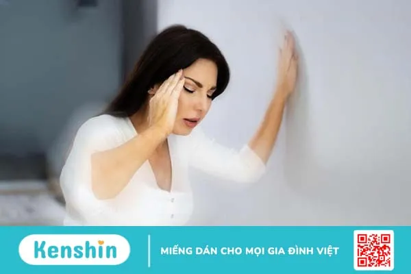 Chóng mặt là một triệu chứng điển hình của thiếu máu