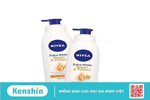 Sữa dưỡng thể dưỡng trắng Nivea giúp phục hồi & chống nắng SPF 30 là sản phẩm của thương hiệu nổi tiếng Nivea