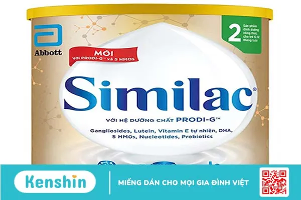 Sữa Abbott cho trẻ 6-12 tháng Similac 2 mới (Prodi-G và 5 HMOS) 400G 1