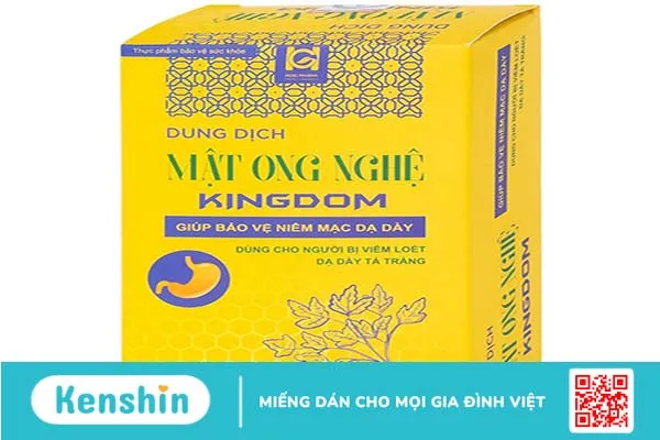 Phòng ngừa viêm loét dạ dày - tá tràng với dung dịch mật ong nghệ Kingdom4