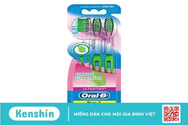 Review bàn chải đánh răng Oral-B Trà Xanh