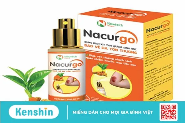 Review Nacurgo màng sinh học băng vết thương dạng xịt 1