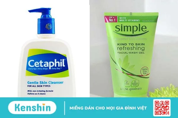 So sánh sữa rửa mặt Cetaphil và Simple 1