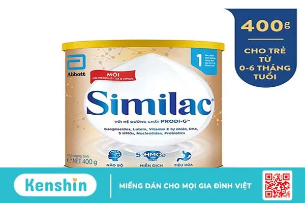 Sữa Abbott cho trẻ 0-6 tháng similac 1 mới (Prodi-G và 5 HMOS) 400G 1