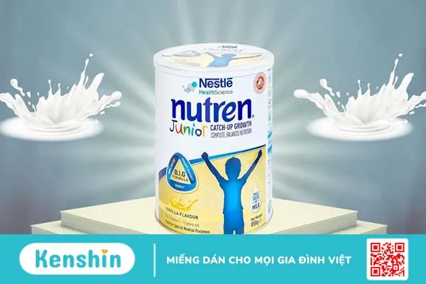 Sữa bột Nutren Junior Nestlé: Lựa chọn vàng để trẻ đạt cân nặng chuẩn