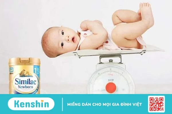 Uống sữa Similac Newborn thúc đẩy trẻ tăng cân ổn định