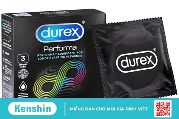 Bao cao su kéo dài thời gian quan hệ Durex Performa