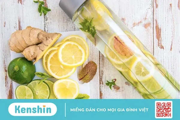 Detox chanh gừng và cam