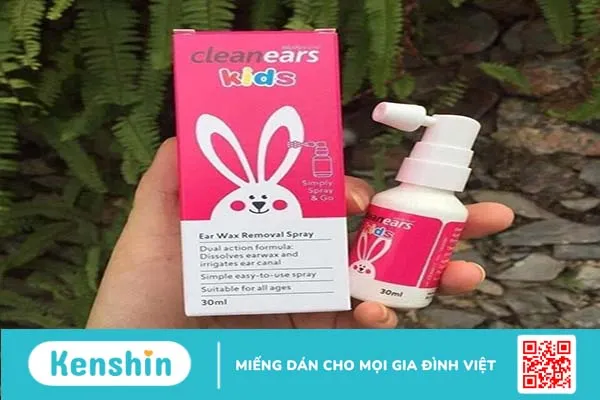 Chai xịt vệ sinh tai làm tan ráy tai cho bé Biorevive Clean Ears Kids