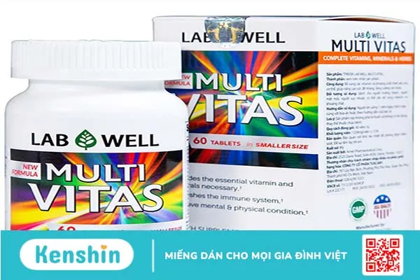 Viên uống Lab Well Multi Vitas bổ sung vitamin và khoáng chất nâng cao sức đề kháng 4