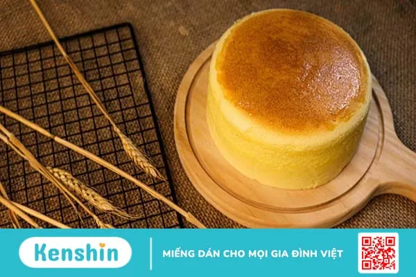 1 cái bánh bông lan bao nhiêu calo?