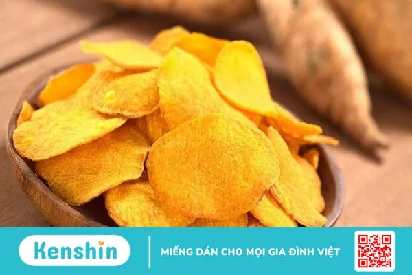 100g khoai lang sấy bao nhiêu calo?