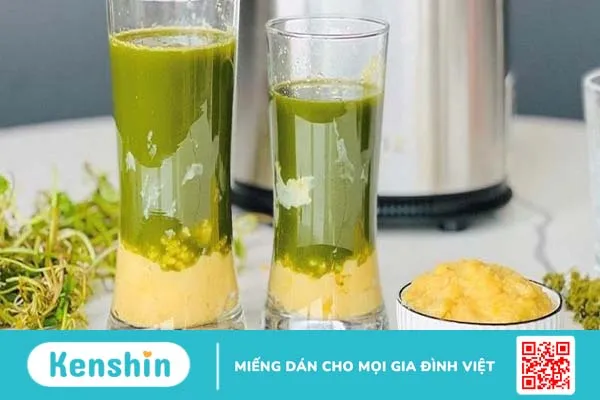 100ml nước rau má đậu xanh bao nhiêu calo?