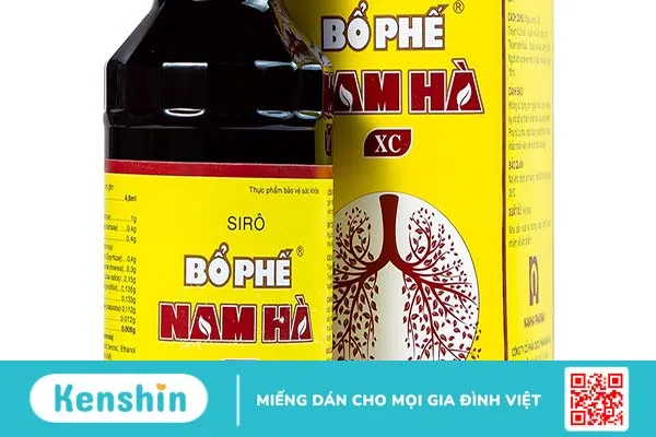 Giảm ho, tiêu đờm hiệu quả với siro bổ phế Nam Hà XC