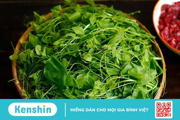 Sau sinh có ăn được rau bò khai không?