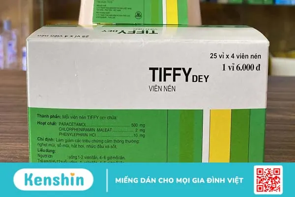 Thuốc Tiffy uống trước hay sau khi ăn? Một số lưu ý khi sử dụng thuốc