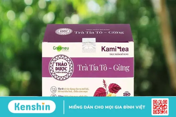 Trà thảo dược tía tô – gừng Kami Tea: Thơm ngon và tốt cho sức khỏe!